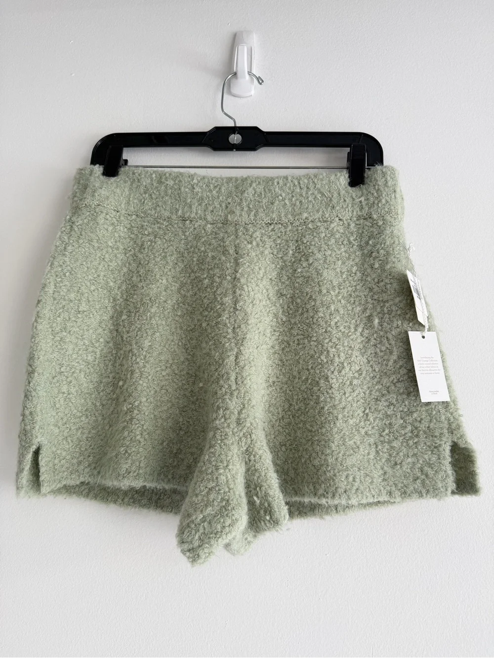 New! Abercrombie & Fitch Lounge Collection Fuzzy Knit Set Green M 8957